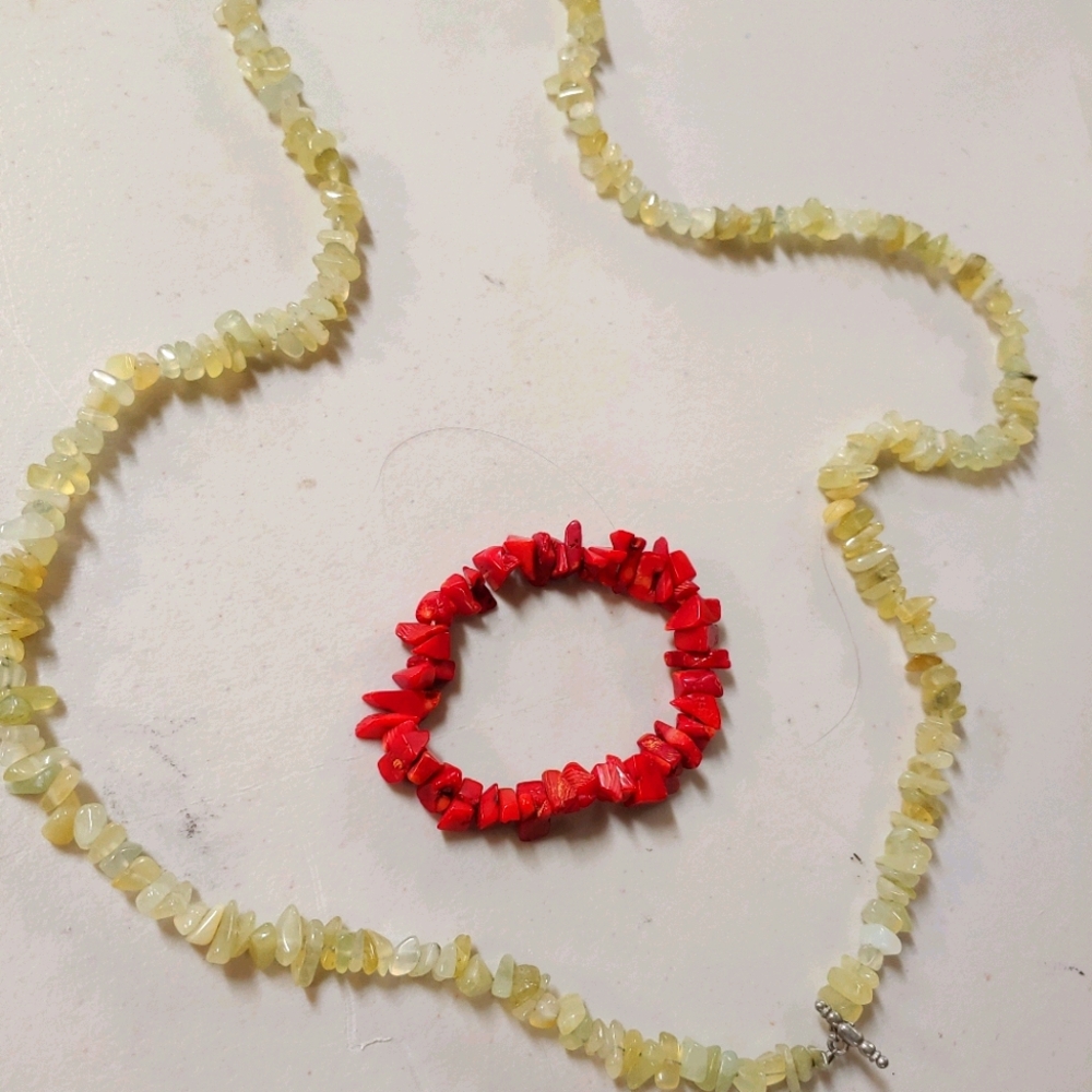 stone jewelry set